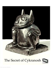 The Secret of Cykranosh